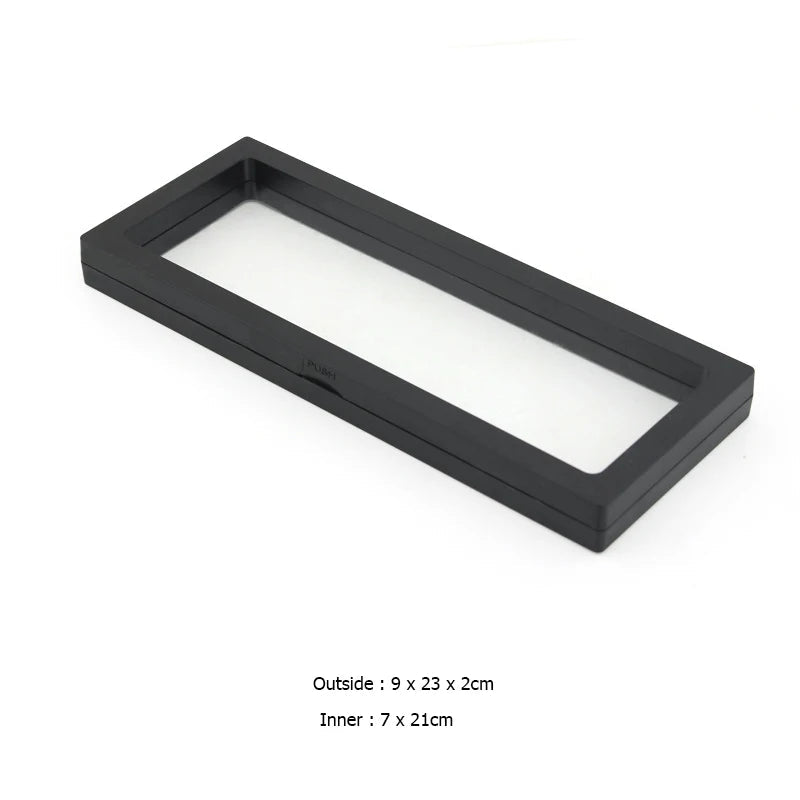 Visible PE Film Jewelry Display & Storage Box Mirror Quenn