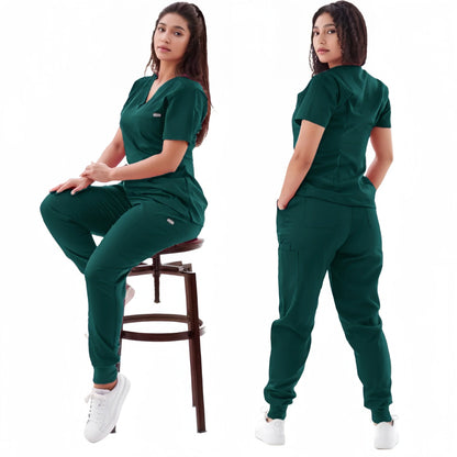 Multicolor Jogger Scrubs