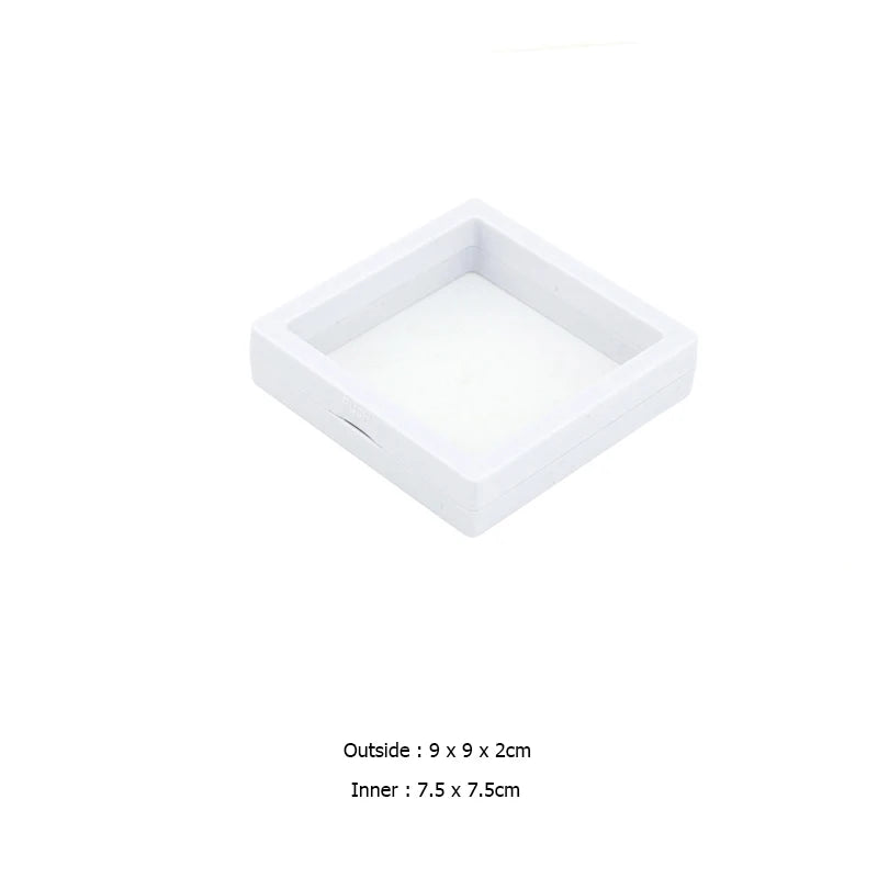 Visible PE Film Jewelry Display & Storage Box Mirror Quenn