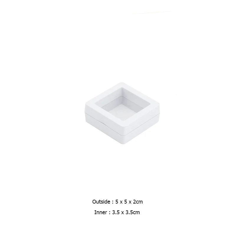 Visible PE Film Jewelry Display & Storage Box Mirror Quenn