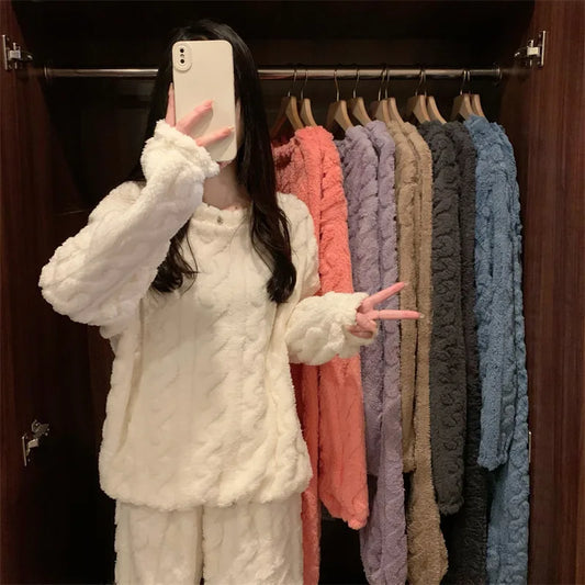 Flannel Winter Pajama Set