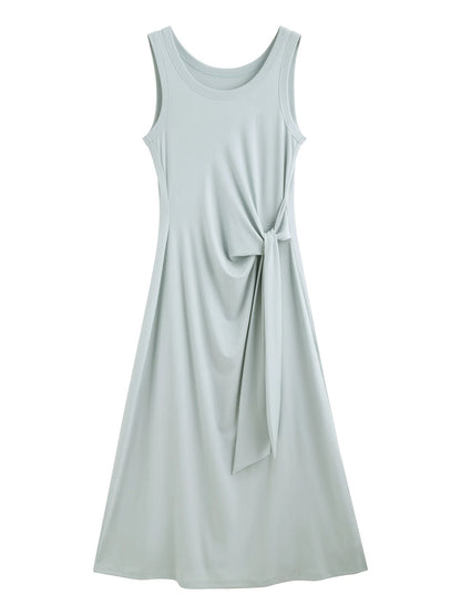 Petite Knitted Sleeveless Long Dress Mirror Quenn