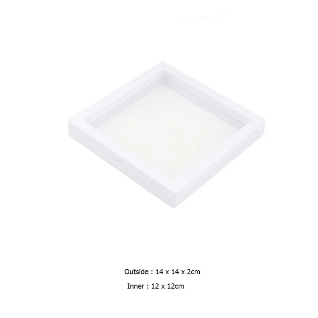 Visible PE Film Jewelry Display & Storage Box Mirror Quenn