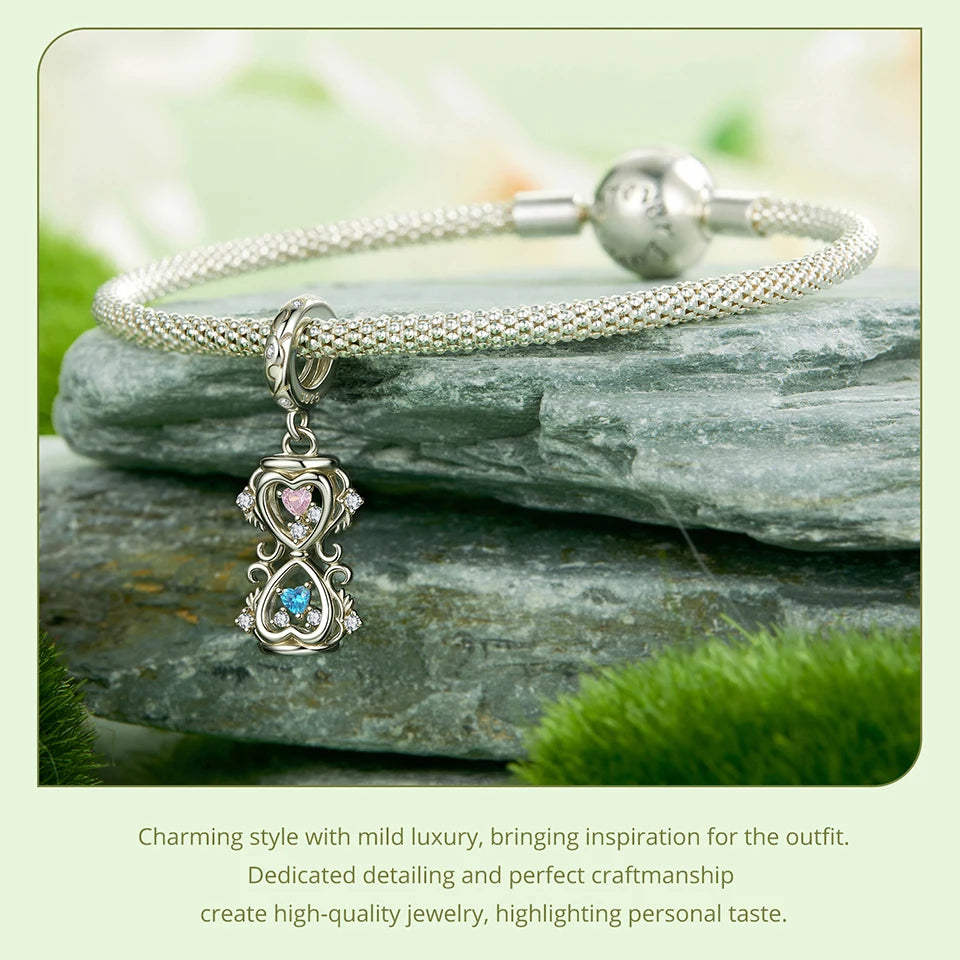 Moissanite Full Pendant Necklace Sterling Silver