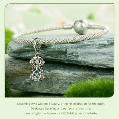 Moissanite Full Pendant Necklace Sterling Silver