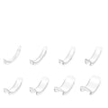   MirrorQuenn  8-Piece Invisible Silicone Ring Size Adjuster for Loose Rings 8 x Sizes 