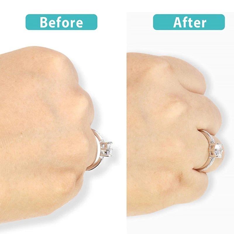   MirrorQuenn  8-Piece Invisible Silicone Ring Size Adjuster for Loose Rings 8 x Sizes 