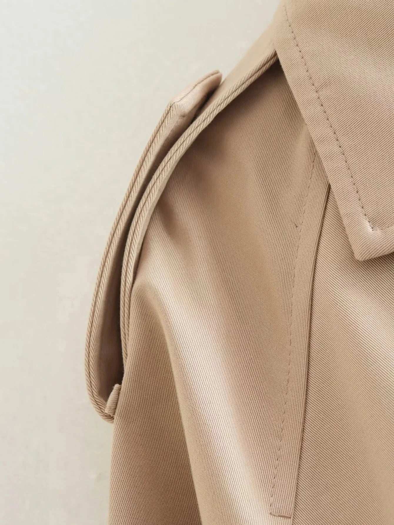 mirrorquenn Belted Crop Trench in shop online women's fashion