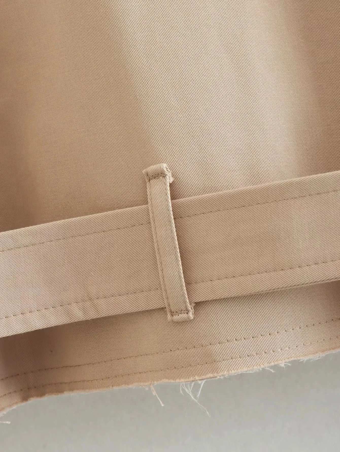 mirrorquenn Belted Crop Trench in shop online women's fashion