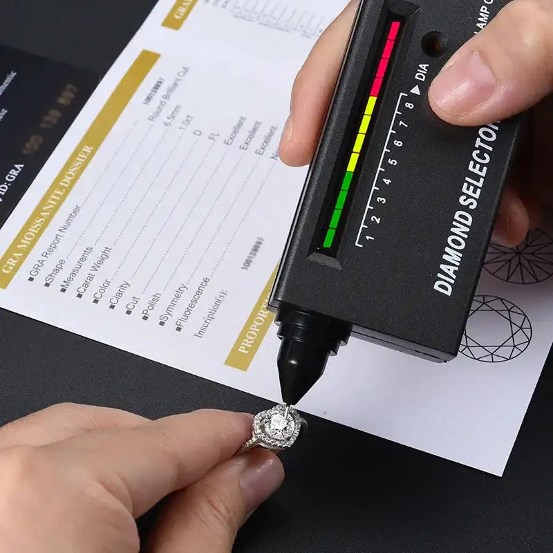   MirrorQuenn  Brilliant Cut Moissanite Heart Sterling Silver Ring 1 carat Moissanite / Rose Gold Color / 5-1 carat Moissanite / Rose Gold Color / 6-1 carat Moissanite / Silver / 9-2 carat Moissanite / Silver / 6-2 carat Moissanite / Silver / 7 