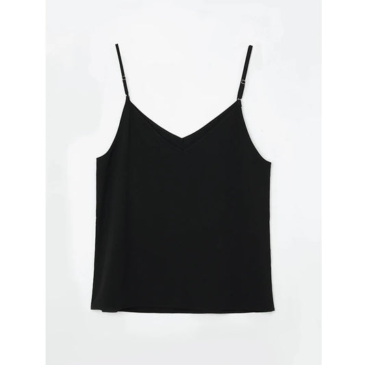 mirrorquenn Elegant V-Neck Cami Top for Women in shop online women's fashion