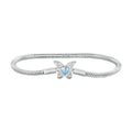   MirrorQuenn  Sterling Silver Charm Bracelet with Symbolic Clasp BSB113 / 17CM-BSB123 / 21CM-BSB123 / 19CM-BSB123 / 17CM-SCB223 / 19CM 