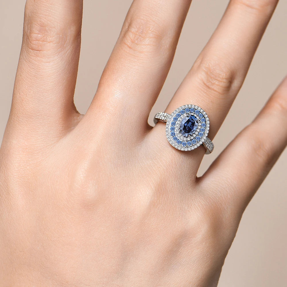   MirrorQuenn rings The Azure Oval Moissanite Solitaire 925 Sterling Silver / Yellow Gold / 7-925 Sterling Silver / Yellow Gold / 8-925 Sterling Silver / Yellow Gold / 9-925 Sterling Silver / Yellow Gold / 10-925 Sterling Silver / Yellow Gold / 6 