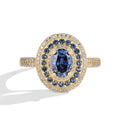   MirrorQuenn rings The Azure Oval Moissanite Solitaire 925 Sterling Silver / Yellow Gold / 7-925 Sterling Silver / Yellow Gold / 8-925 Sterling Silver / Yellow Gold / 9-925 Sterling Silver / Yellow Gold / 10-925 Sterling Silver / Yellow Gold / 6 