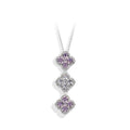   MirrorQuenn bracelets The Eternal Blossom Moissanite Pendant Pink Zircon + White Gold / 925 Sterling Silver / 45cm-Pink Zircon + Yellow Gold / 925 Sterling Silver / 45cm-Full Moissanite + White Gold / 925 Sterling Silver / 45cm-Full Moissanite + Yellow Gold / 925 Sterling Silver / 45cm 