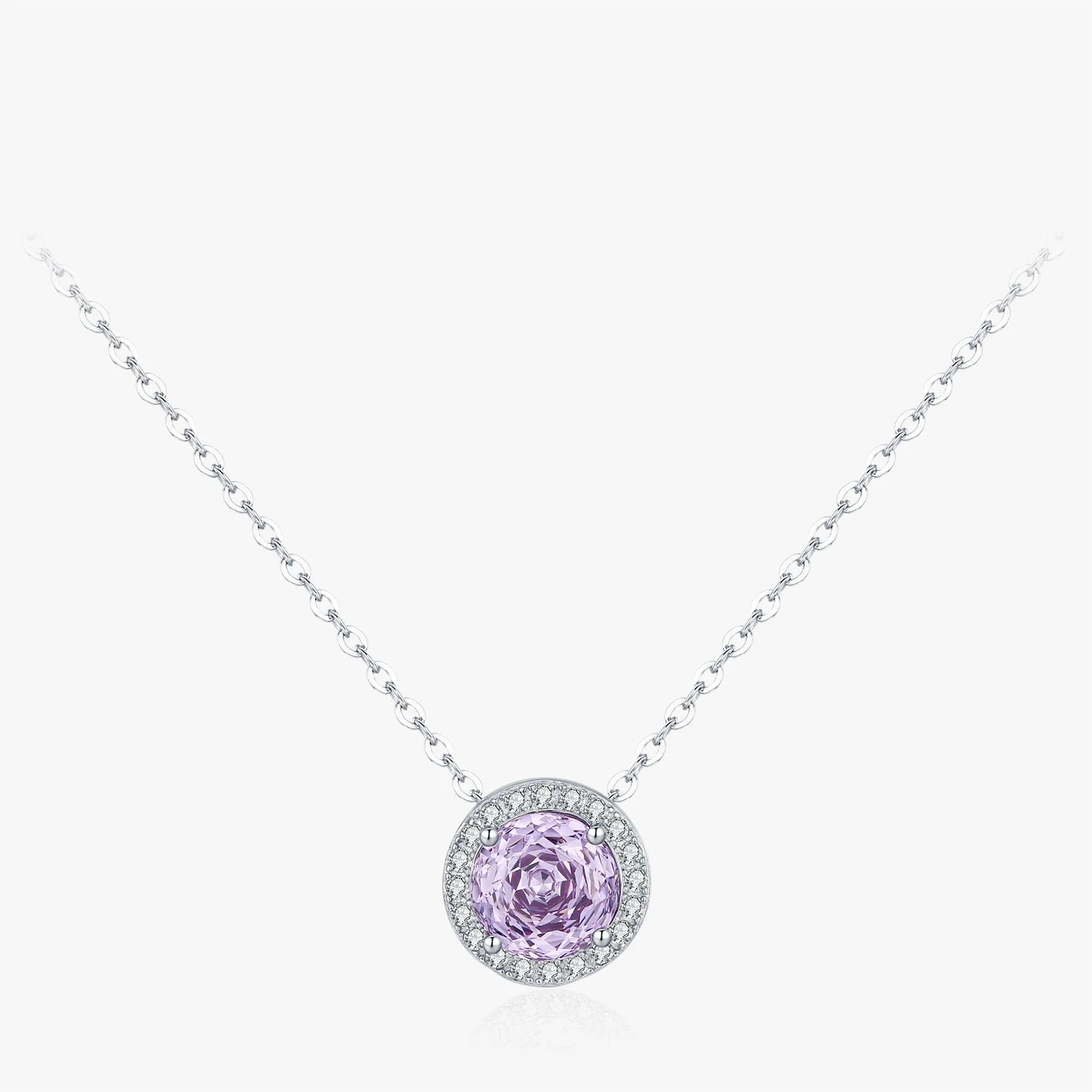   MirrorQuenn  The Lavender Rose Cut Pendant Rose Cut 