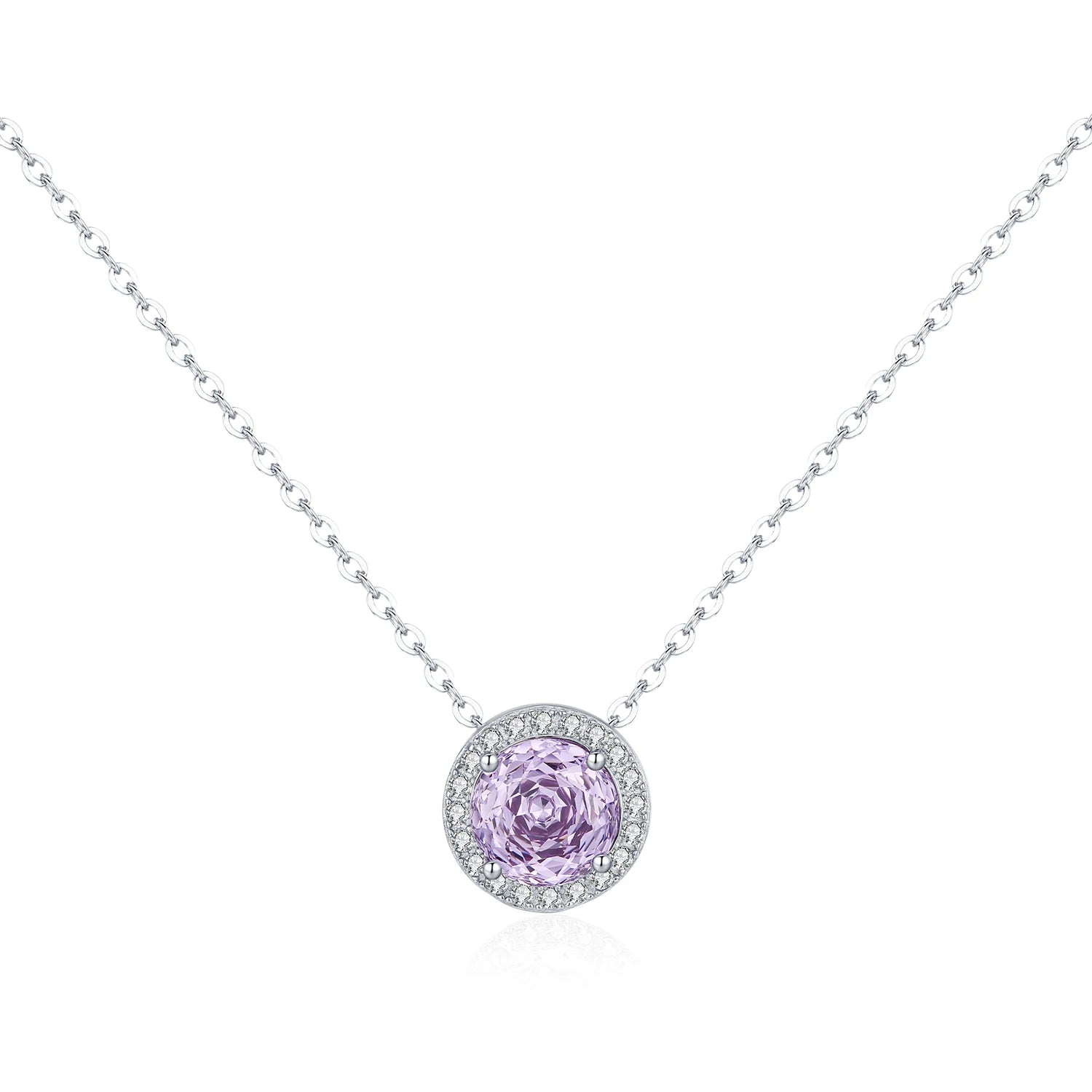  MirrorQuenn  The Lavender Rose Cut Pendant Rose Cut 