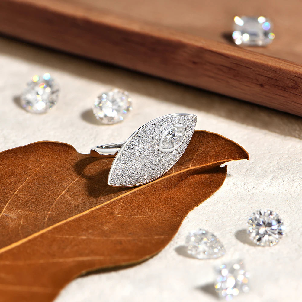   MirrorQuenn rings The Royal Marquise Solitaire Ring S925 Sterling Silver / White Gold / 6-S925 Sterling Silver / White Gold / 7-S925 Sterling Silver / White Gold / 8-S925 Sterling Silver / White Gold / 9-S925 Sterling Silver / White Gold / 10 