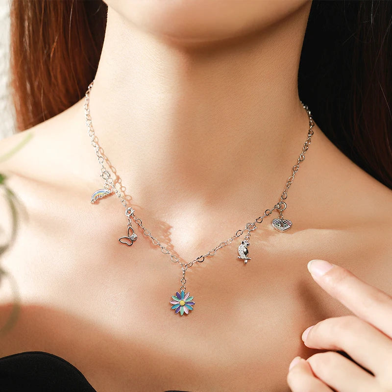   MirrorQuenn  The Silver Flight Butterfly Charm Butterfly 