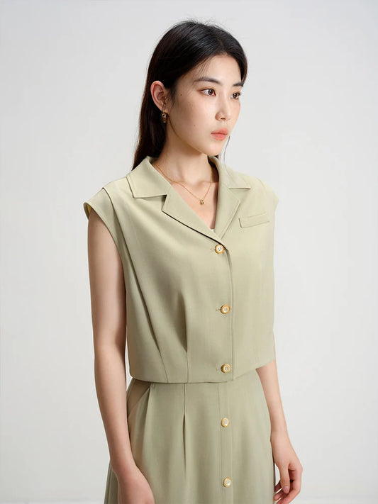 mirrorquenn Vintage Summer Skirt Suit Set in shop online women's fashion