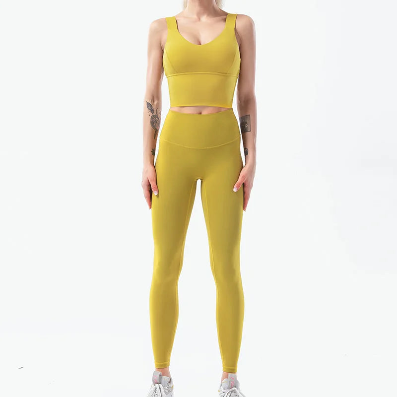 mirrorquenn ultra-soft touch Yoga Set for Women in shop online women's fashion